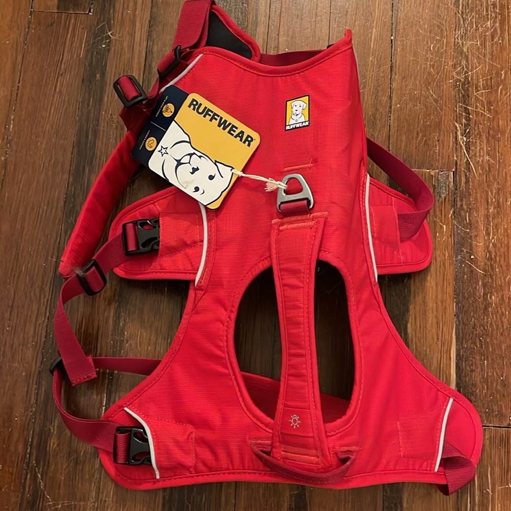 NWT Ruffwear Web Master Dog Harness Red *ALL PROCEEDS GO TO RESCUE ANIMALS*